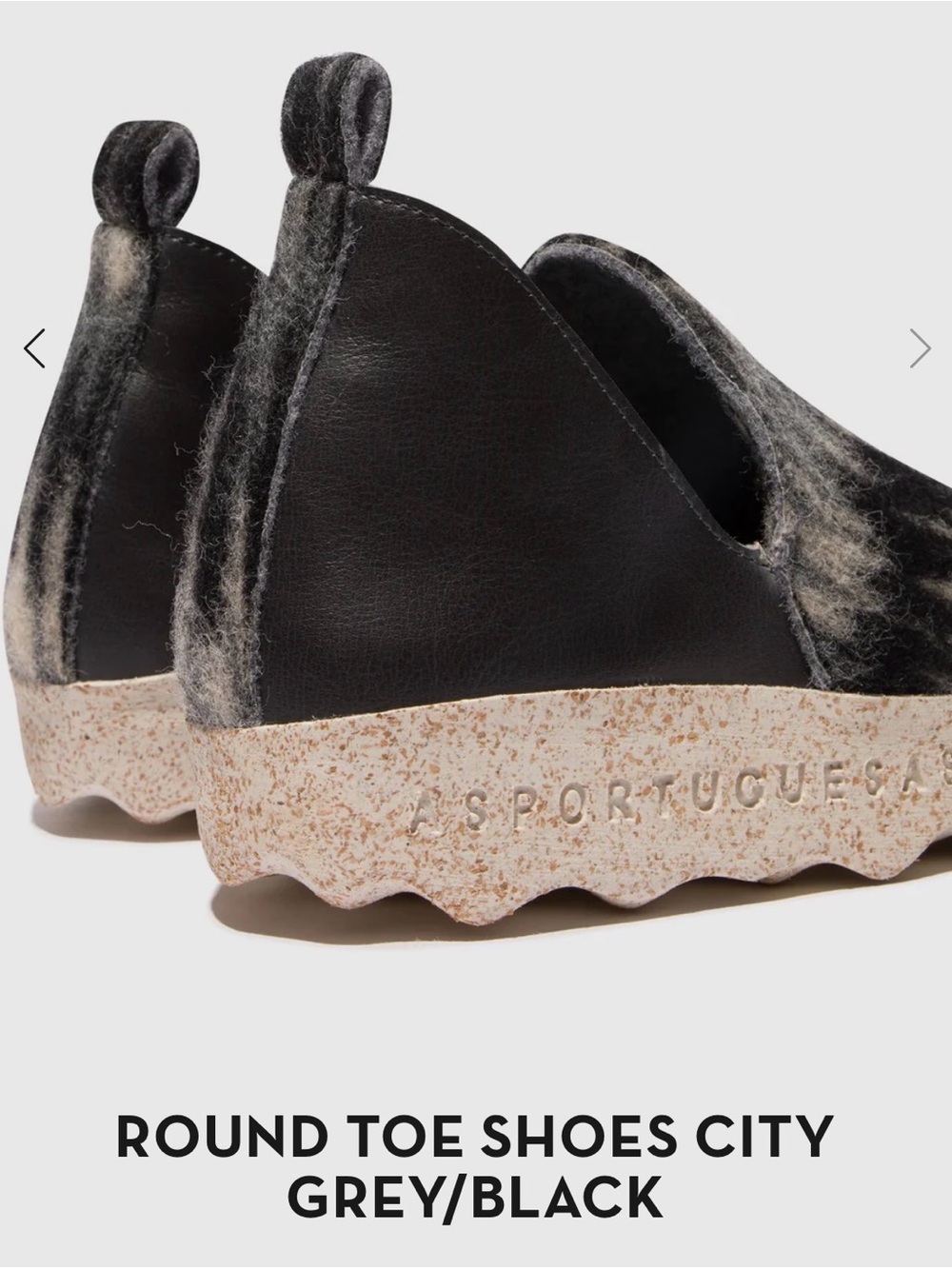 Women's Slip-On Clog Mules in Black and Gray